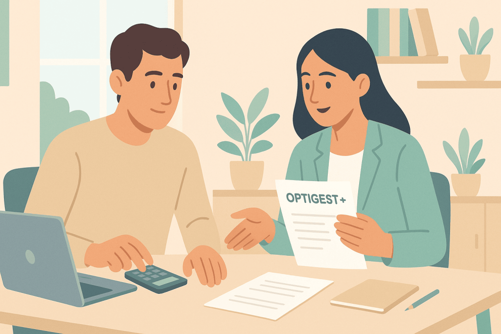 Illustration services Optigest Plus